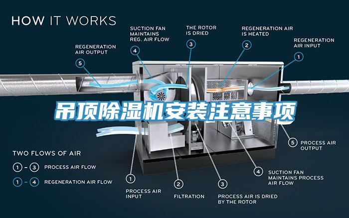 吊頂除濕機安裝注意事項