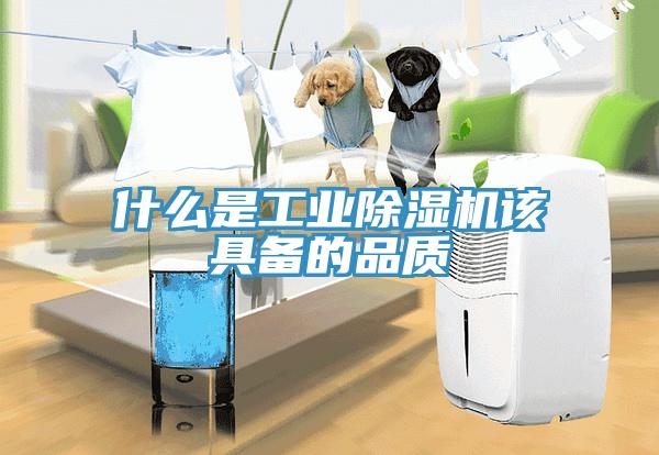 什么是工業除濕機該具備的品質