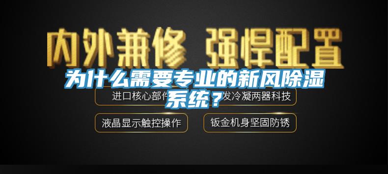 為什么需要專業的新風除濕系統？