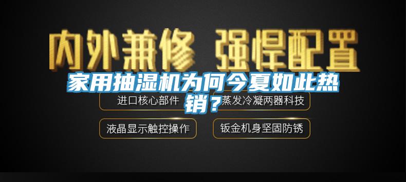 家用抽濕機為何今夏如此熱銷？