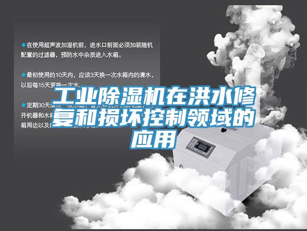 工業除濕機在洪水修復和損壞控制領域的應用