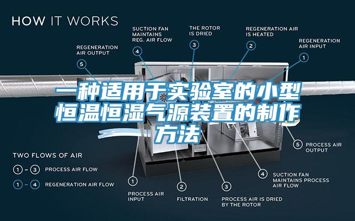 一種適用于實驗室的小型恒溫恒濕氣源裝置的制作方法