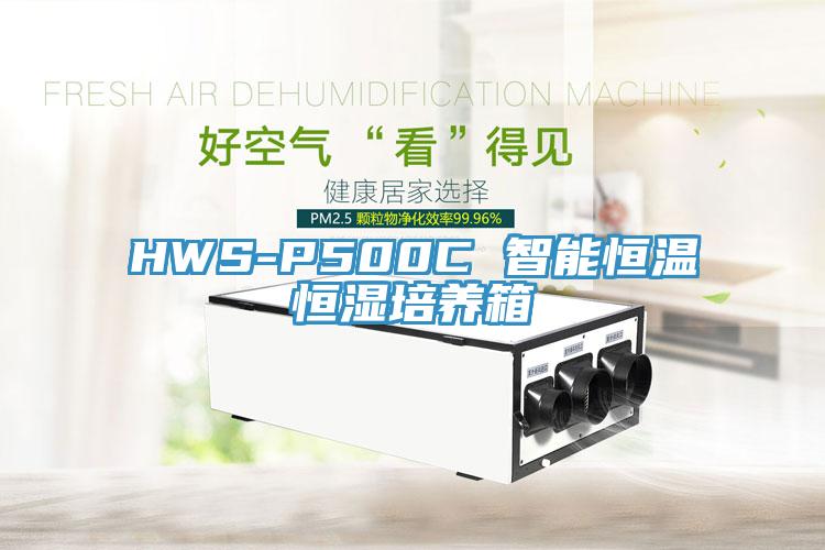 HWS-P500C 智能恒溫恒濕培養箱