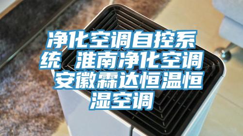 凈化空調自控系統 淮南凈化空調 安徽霖達恒溫恒濕空調