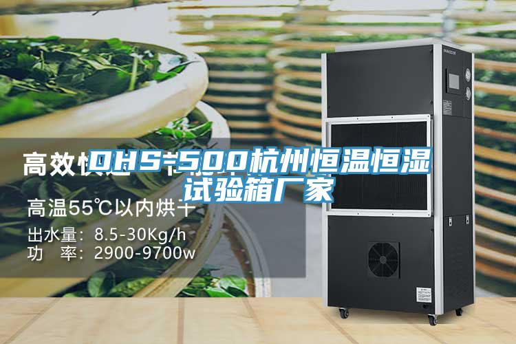 DHS-500杭州恒溫恒濕試驗箱廠家