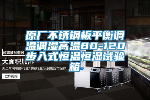 原廠不銹鋼板平衡調溫調濕高溫80-120步入式恒溫恒濕試驗箱