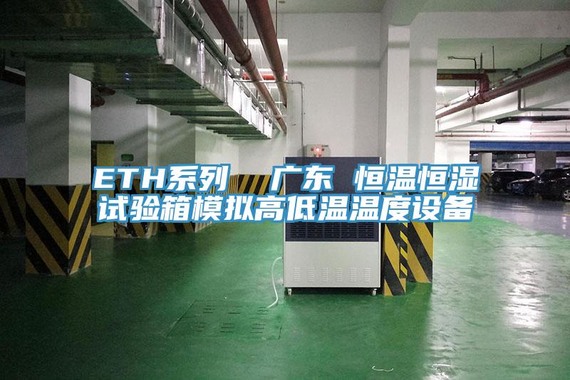 ETH系列  廣東 恒溫恒濕試驗箱模擬高低溫溫度設備