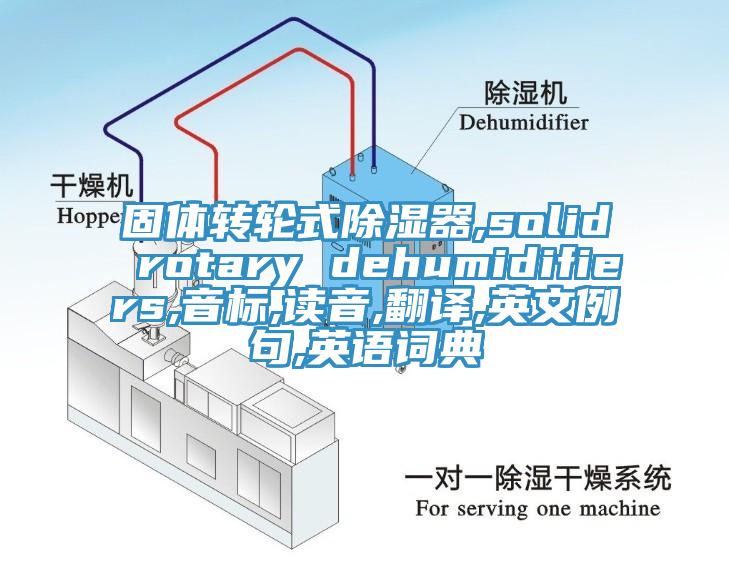 固體轉(zhuǎn)輪式除濕器,solid rotary dehumidifiers,音標,讀音,翻譯,英文例句,英語詞典