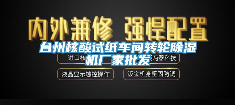 臺州核酸試紙車間轉輪除濕機廠家批發