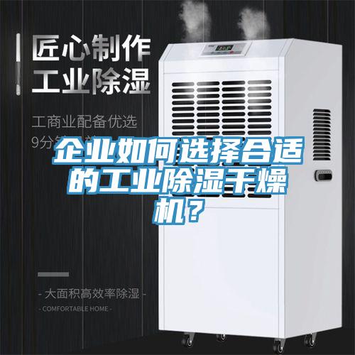 企業如何選擇合適的工業除濕干燥機？