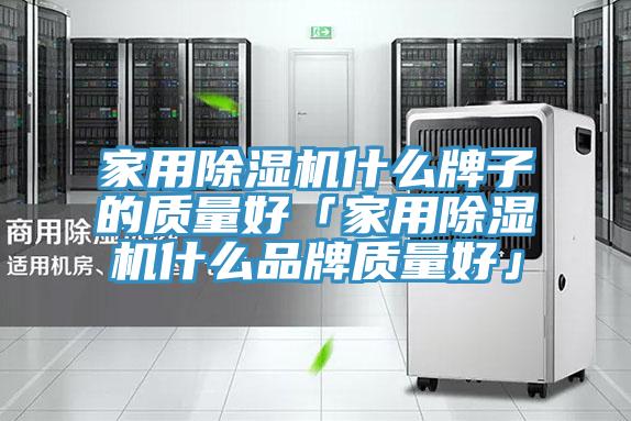 家用除濕機什么牌子的質量好「家用除濕機什么品牌質量好」