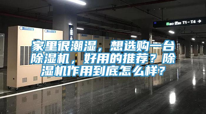 家里很潮濕，想選購一臺除濕機，好用的推薦？除濕機作用到底怎么樣？