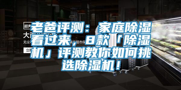 老爸評測：家庭除濕看過來，8款「除濕機」評測教你如何挑選除濕機！