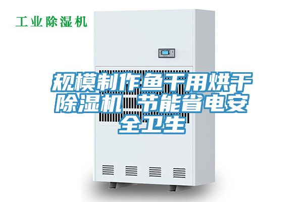 規模制作魚干用烘干除濕機 節能省電安全衛生