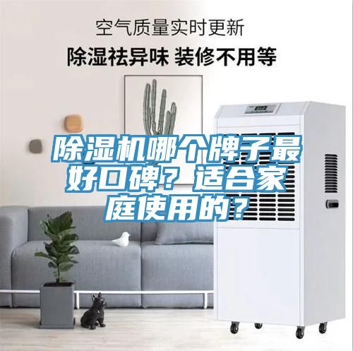 除濕機哪個牌子最好口碑？適合家庭使用的？