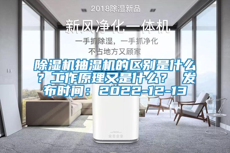 除濕機抽濕機的區別是什么？工作原理又是什么？ 發布時間：2022-12-13