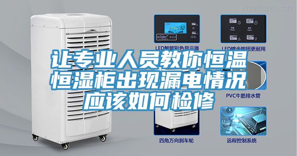 讓專業人員教你恒溫恒濕柜出現漏電情況應該如何檢修