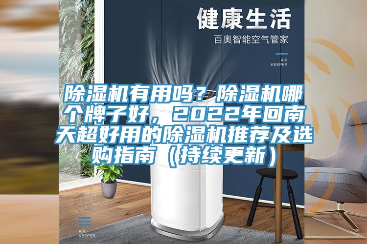 除濕機有用嗎？除濕機哪個牌子好，2022年回南天超好用的除濕機推薦及選購指南（持續更新）