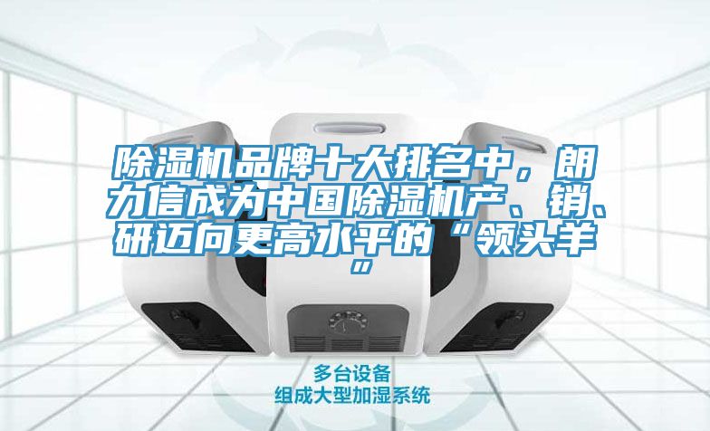 除濕機品牌十大排名中，朗力信成為中國除濕機產、銷、研邁向更高水平的“領頭羊”